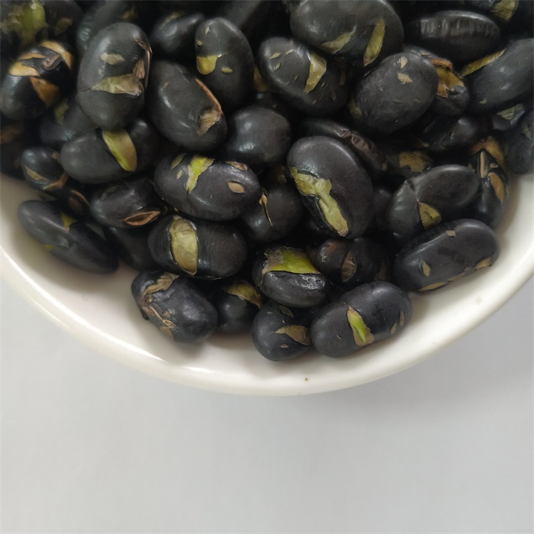 Black Soy Bean (Slightly salted) 香烤咸仁黑豆 OIL-FREE Roasted 140g/500g/1Kg - Image 3